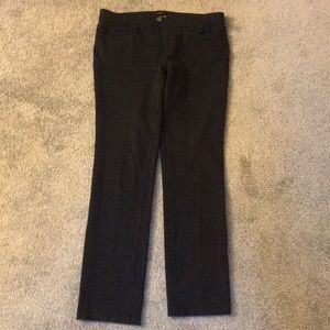 Size 10 Ann Taylor Navy Cropped Stretch Pants